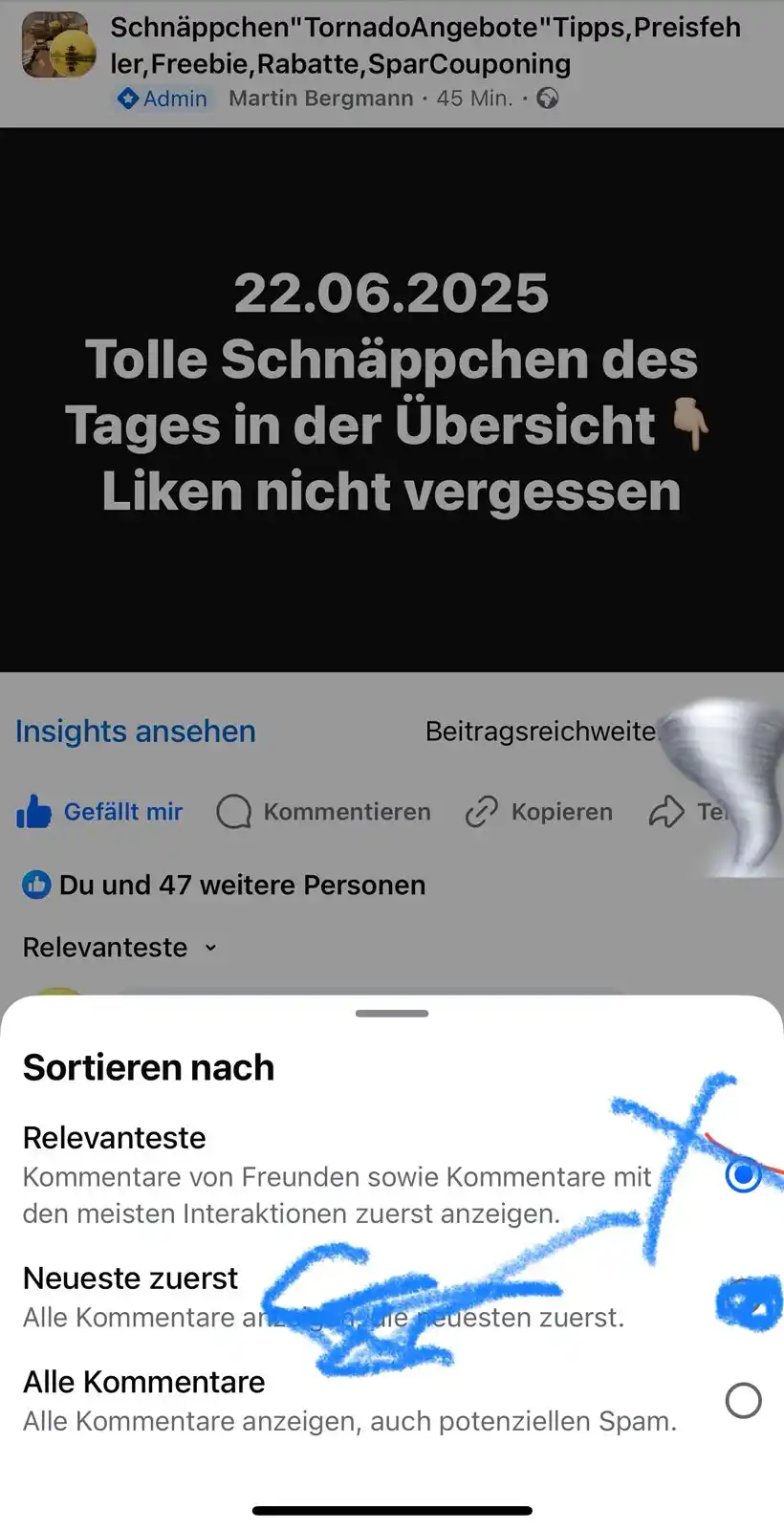 Image from TornadoDeals -Schnäppchen: Es geht los 🚨🚨22.06.2025 Los geht’s mit den Schnäppchen! Schnell re...