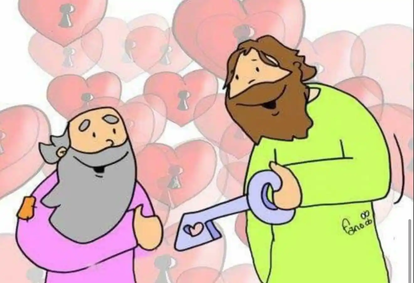 Image from Noticias Martín Valverde: EvDH:”Habiéndose aparecido Jesús a sus discípulos, después de comer, d...