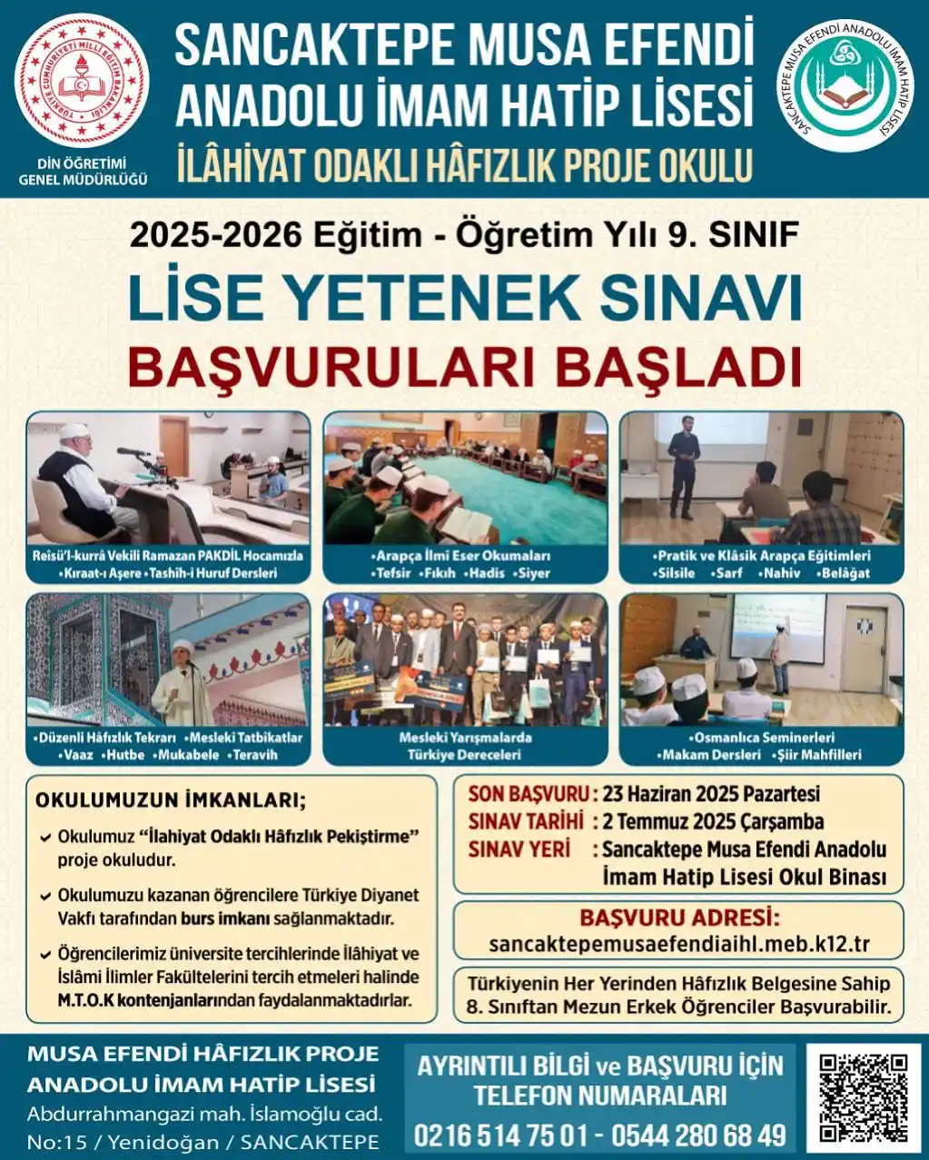 Image from İslam ve İhsan: “Hafız olan evladım, proje lisesini okurken Arapça öğrensin, ilmini, i...