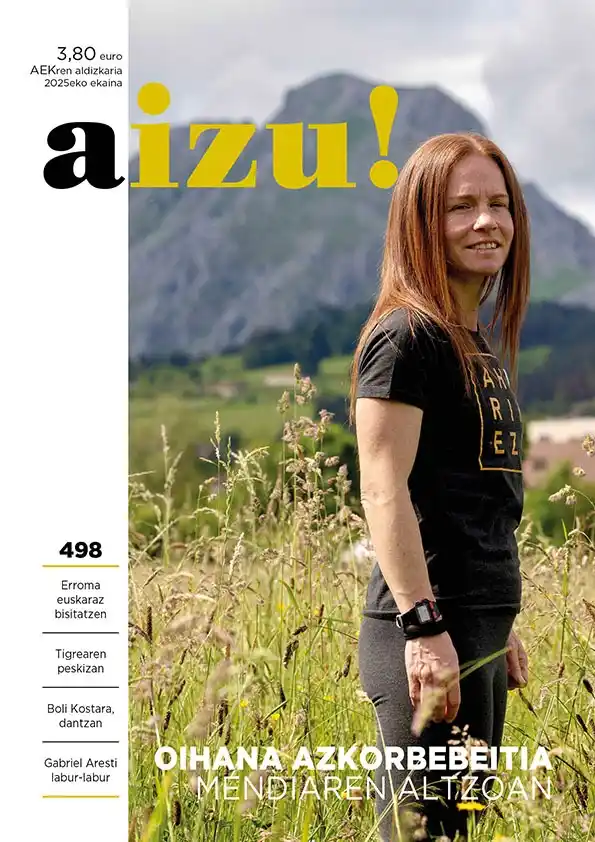 Image from AEK-KORRIKA: Kaixo! 📰Ekaineko Aizu! aldizkaria kalean da!  🏃🏽‍♀️Oihana Azkorbebe...