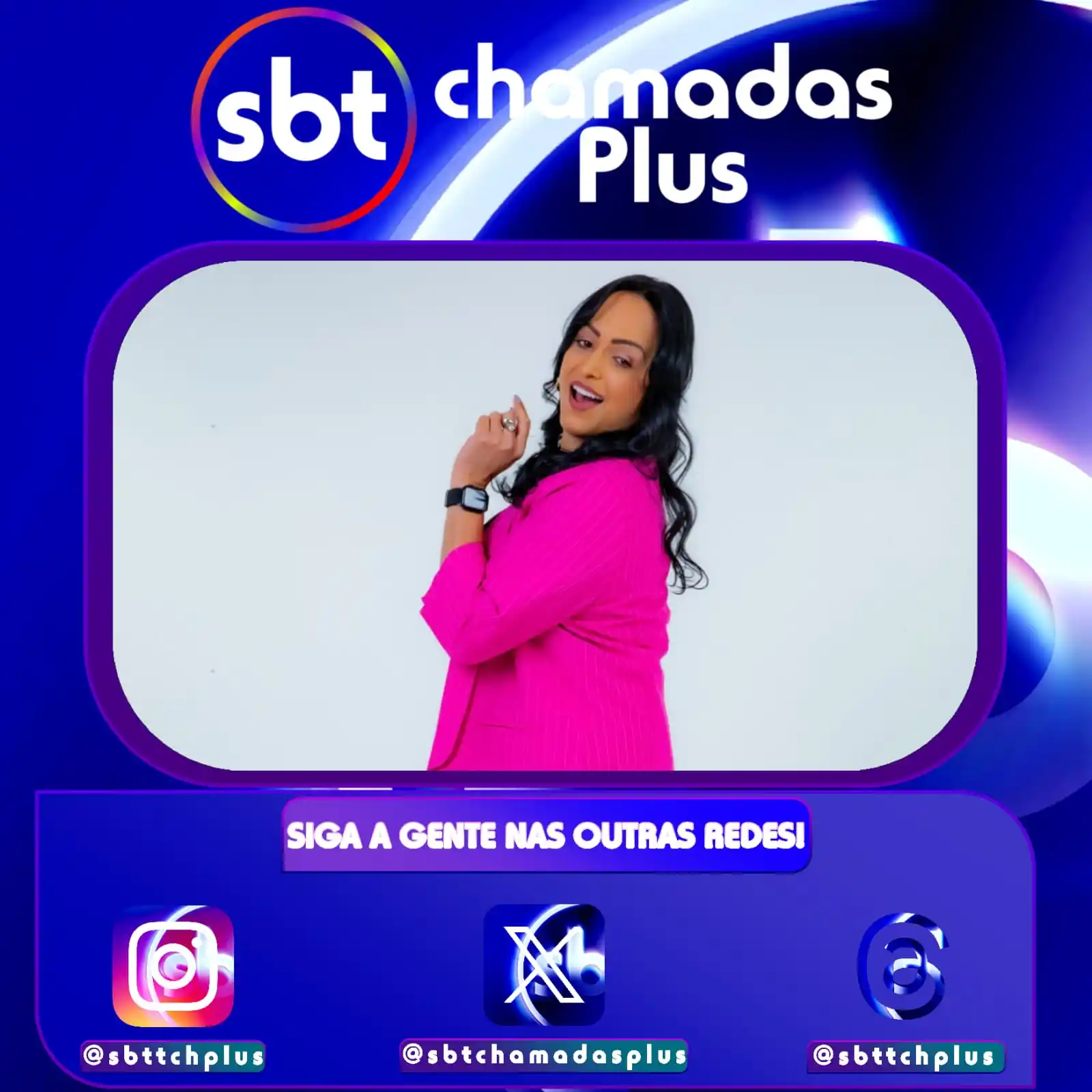 Image from SBT Chamadas Plus: Lisa Gomes fará parte do time de repórteres do telejornal <a class="te...