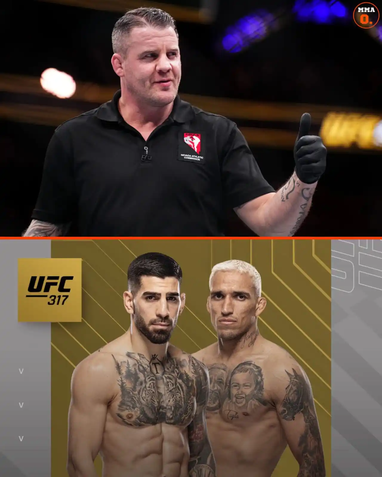 Image from MMA Orbit: 🚨| Marc Goddard has been assigned refereeing duties for the <a class=...