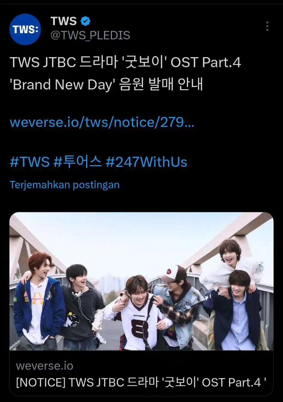 Image from TWS UPDATE: ׅ       ֺ    ░⃝    ׅ  *[@TWS_PLEDIS Twitter Update]* ׅ     💙   ֺ  ˒˒ ...