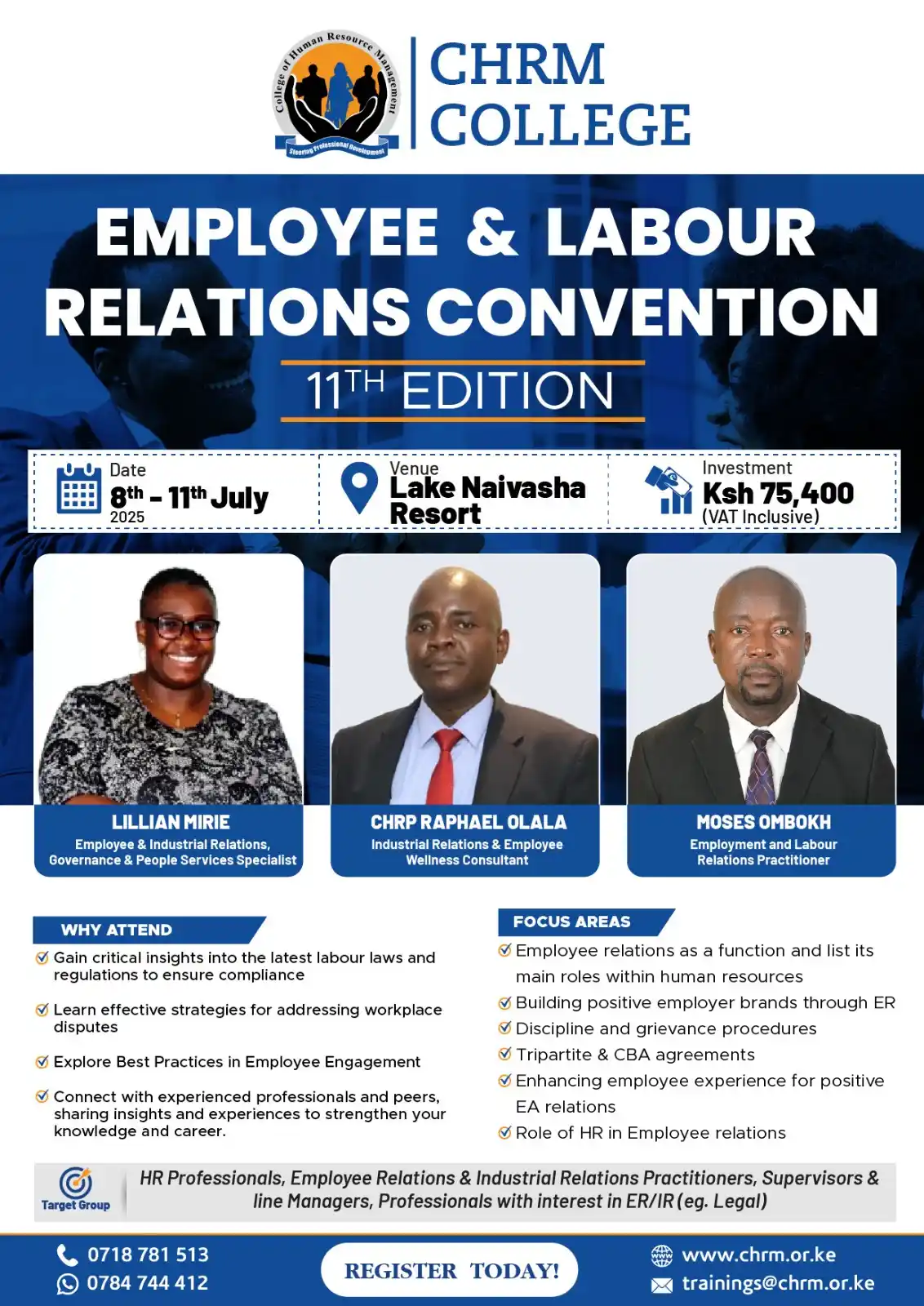 Image from CHRM College: *SAVE THE DATE! 📅* Are you up to date with the latest in employee a...