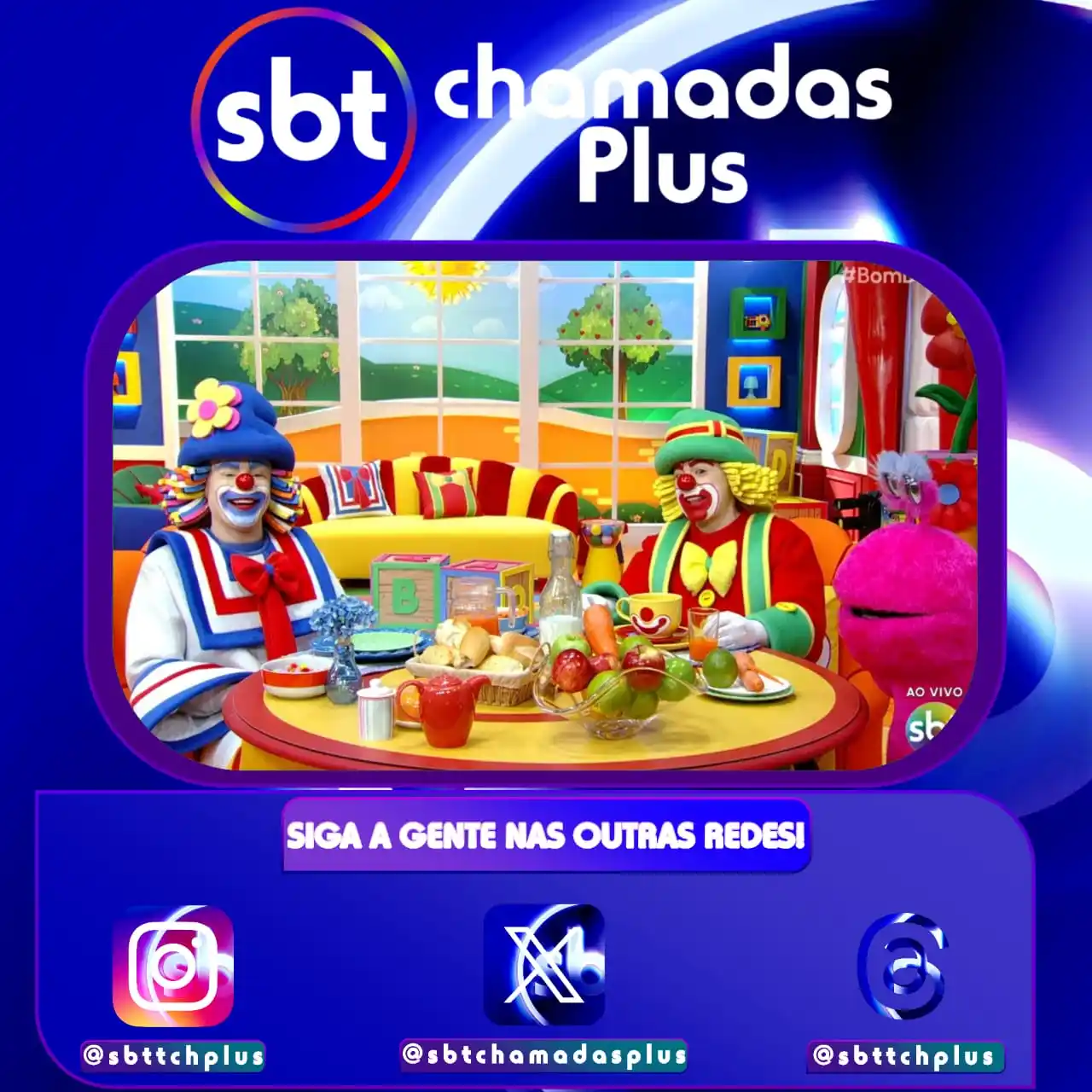 Image from SBT Chamadas Plus: Sem aviso prévio, o SBT alterou sua grade matinal a partir de hoje: 0...