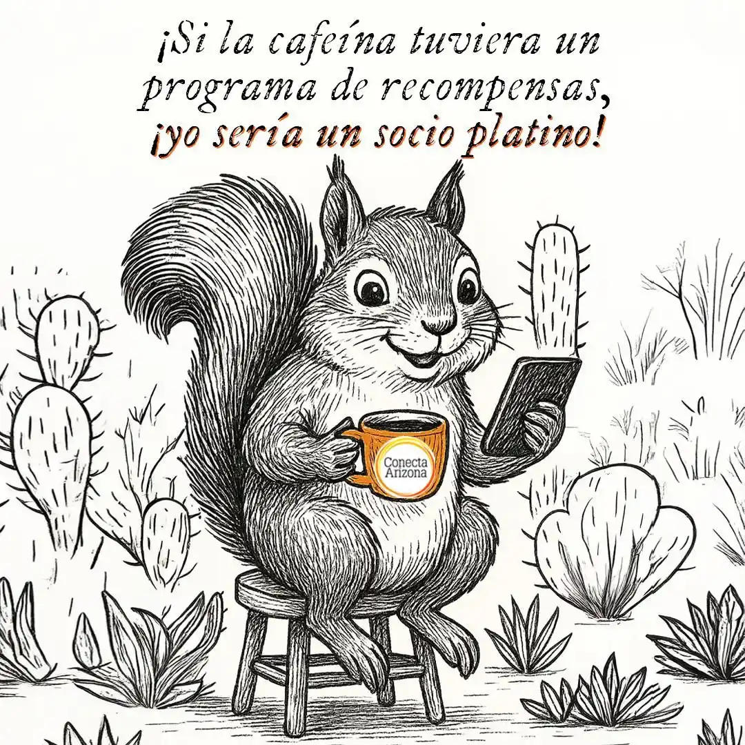 Image from Conecta Arizona: Y es viernes de buen humor, tómate un cafecito coqueto con nosotros....