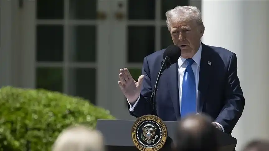 Image from Anadolu Ajansı: *ABD Başkanı Trump, Ortadoğu’daki gelişmeleri izlemek için 'Durum Odas...