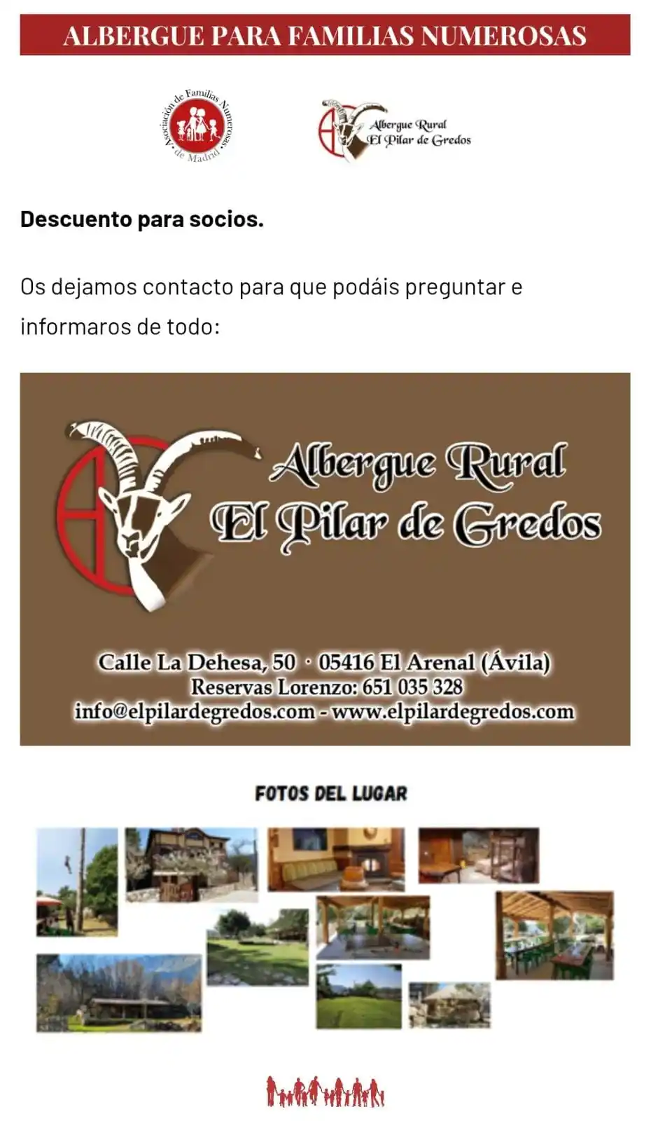 Asociación Familias Numerosas de Madrid post