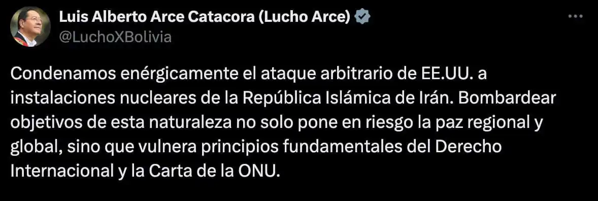 Image from 🗞️ | ALERTAS MUNDIAL | 🚨: *🇧🇴🇮🇷⚔️🇺🇸 | <a class="text-blue-500 hover:underline cursor-point...