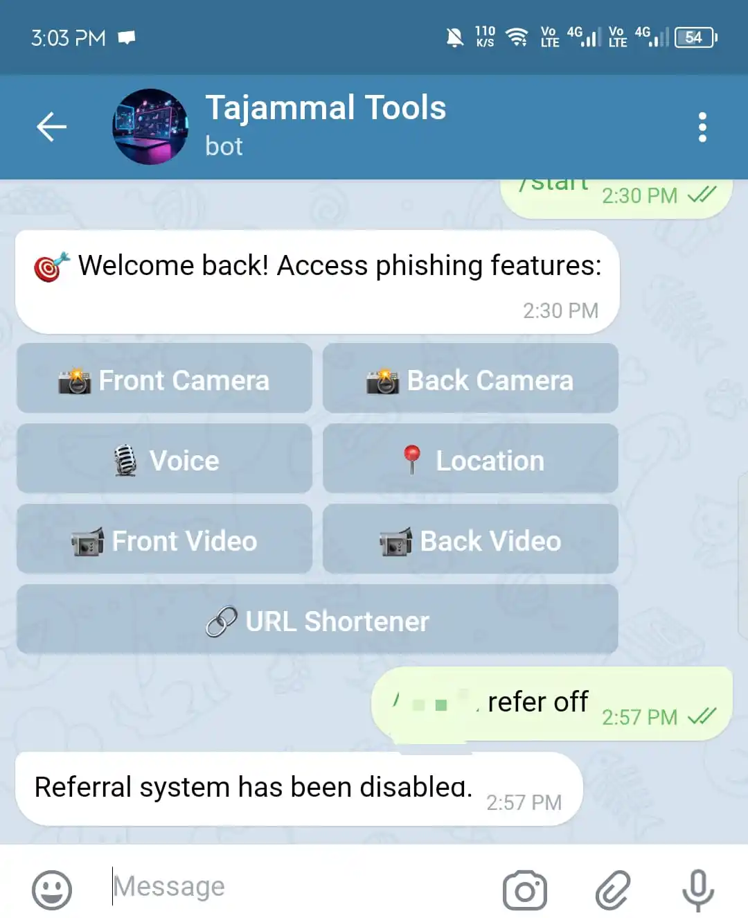 Image from Tajammal Mods: ⚠️Bot Updated ⚠️ ⚠️ Disabled Refer System⚠️ 💥 Features: 📸 Front Came...
