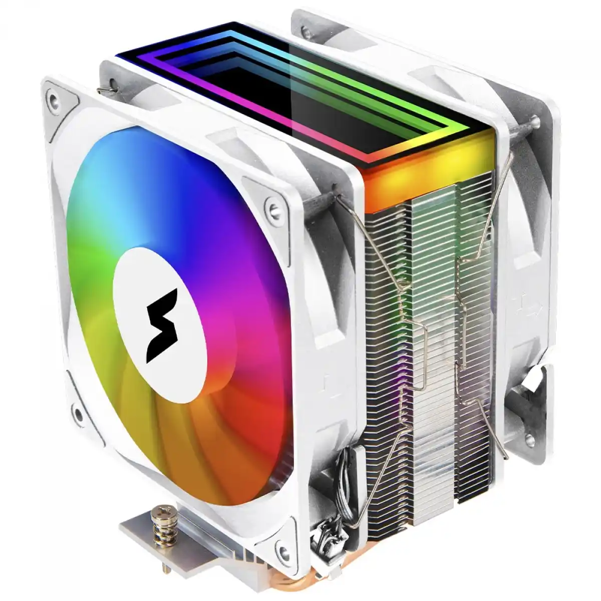 Image from Ofertas Terabyte!: ✨ Cooler para Processador SuperFrame SuperFlow 450 ARGB White ✨ 120mm,...
