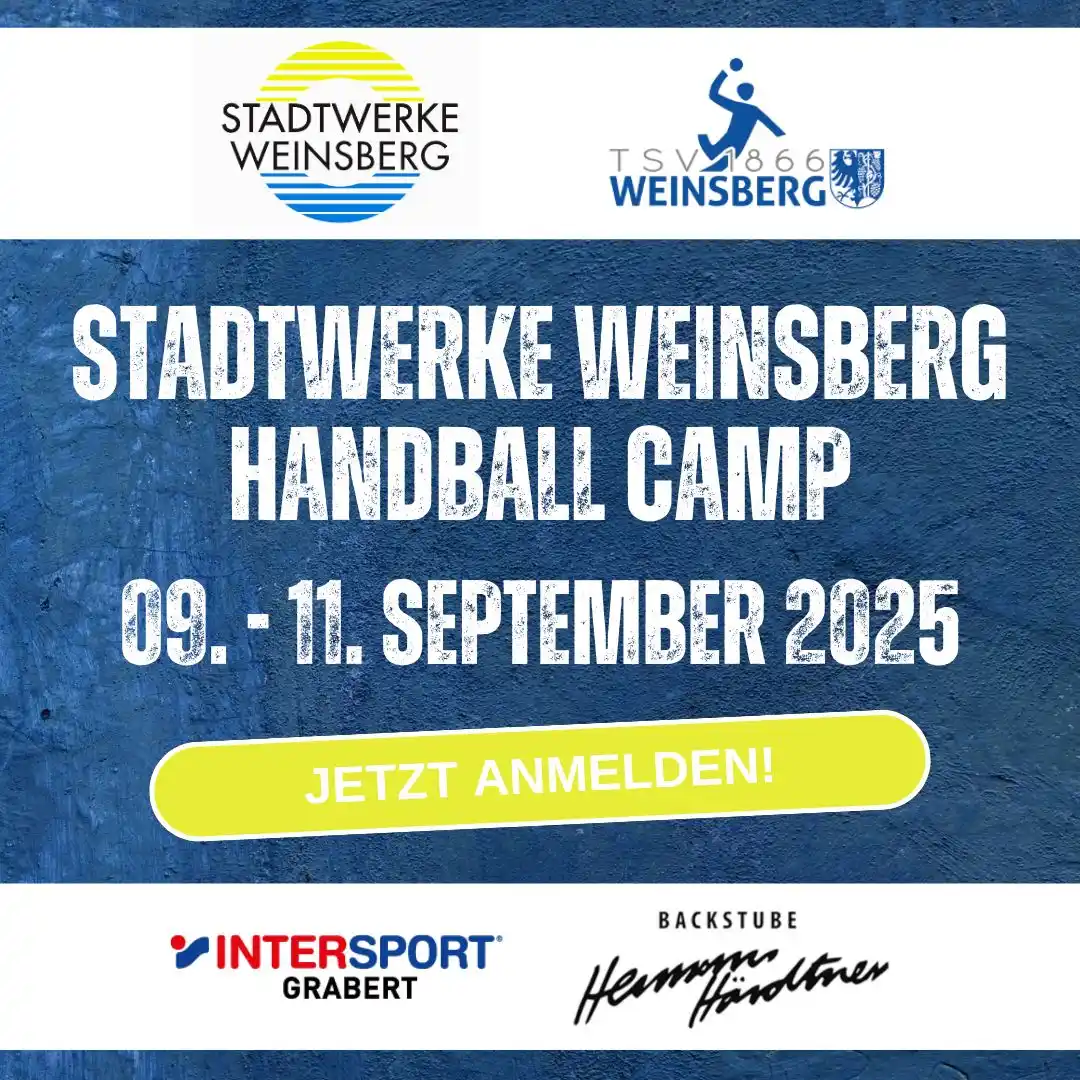 Image from TSV Weinsberg Abtl. Handball: 🔥 Das Stadtwerke Weinsberg Handball Camp 2025 – Jetzt anmelden! 🔥  D...