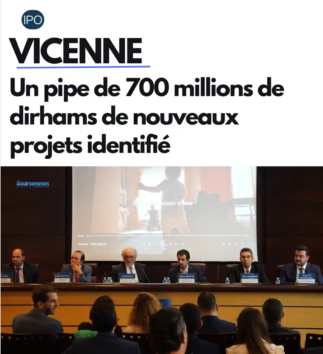 Image from 📈Boursenews_officiel: En levant 500 MDH à la Bourse de Casablanca, Vicenne pourrait mobilise...