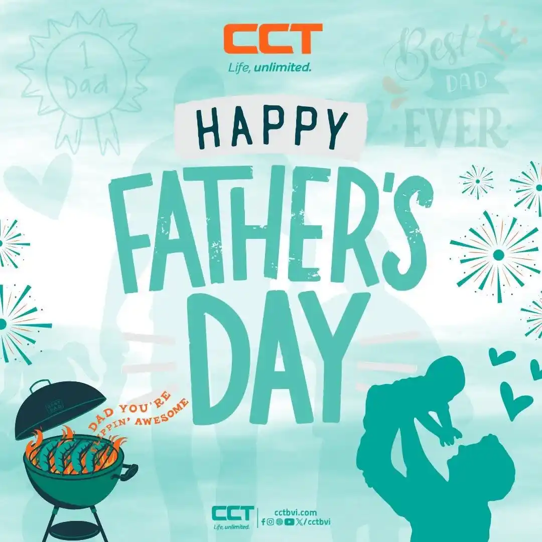Image from CCT BVI : Happy Father’s Day from CCT! Today we celebrate the strength, love & g...