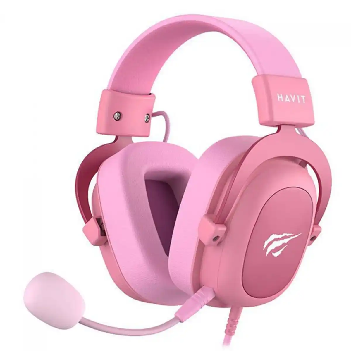 Image from Ofertas Terabyte!: ✨ Headset Gamer Havit HV-H2002D Pink ✨ Drivers potentes de 53mm, conex...