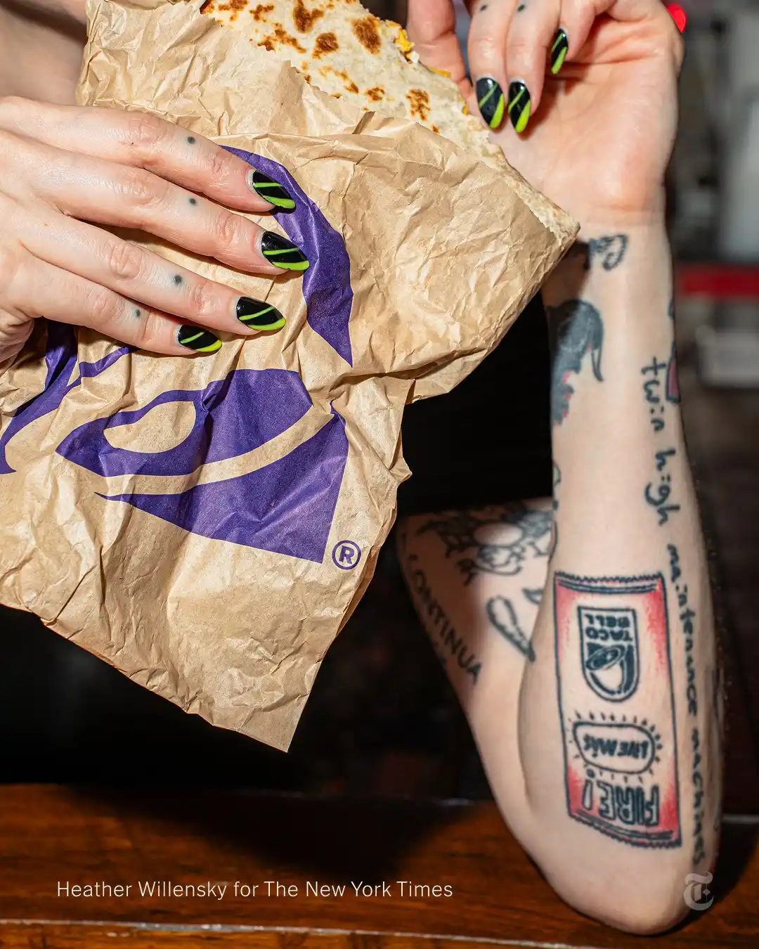 Image from The New York Times: Introduced by Taco Bell as a special on June 22, 2005, the Crunchwrap ...