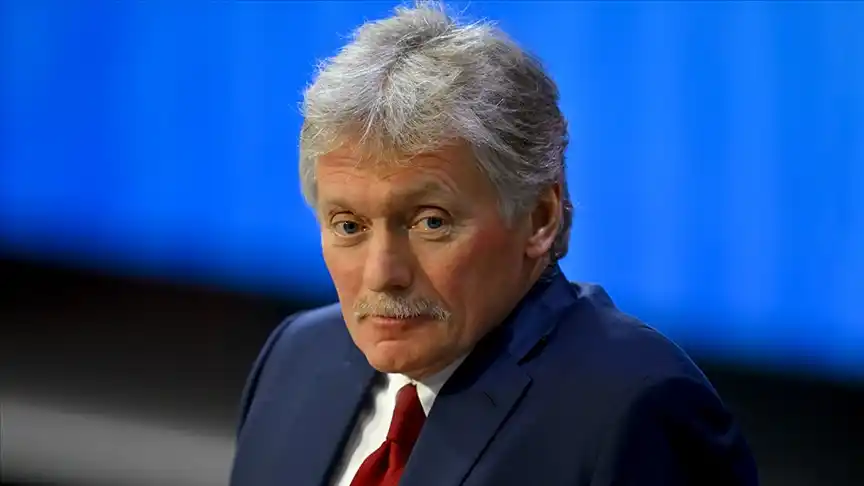Image from Anadolu Ajansı: Kremlin Sözcüsü Dmitriy Peskov, İran'da rejim değişikliği zorlamasının...
