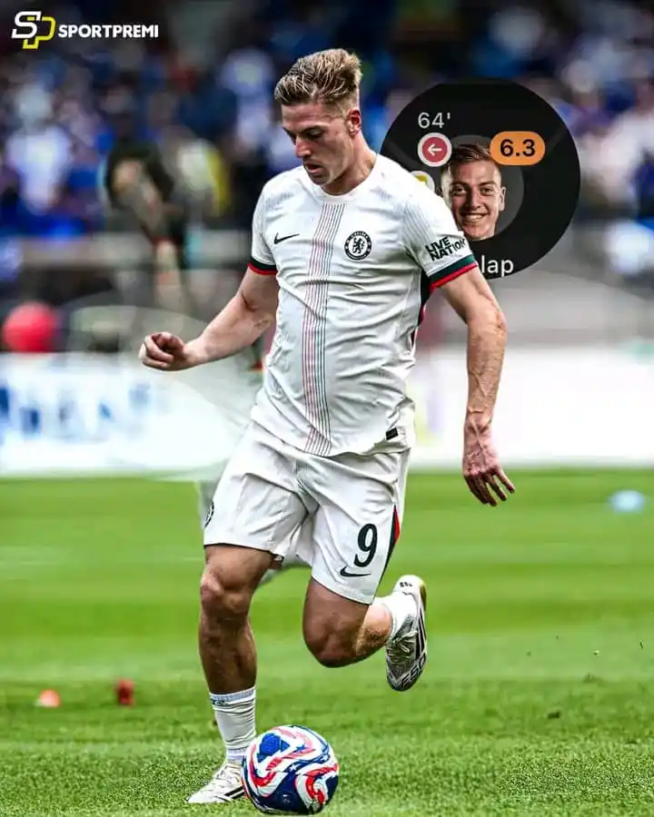 Image from Football News: 😳 Liam Delap first Chelsea start 🆚 Flamengo: ⏱️ 64 minutes 🎯 2 sho...