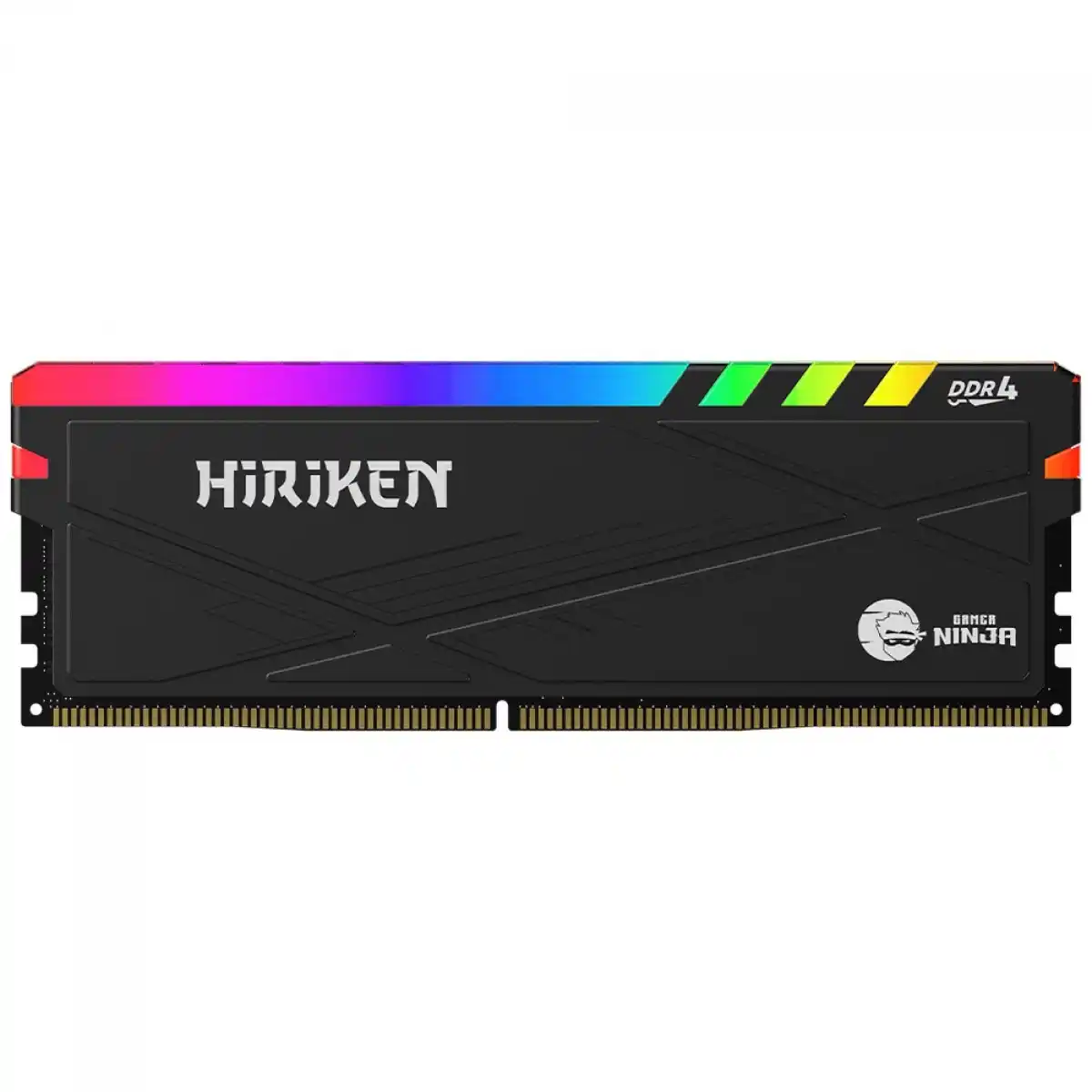 Image from Ofertas Terabyte!: ✨ Memória DDR4 Gamer Ninja Hiriken RGB 8GB 3200MHz ✨ Design com ilumin...