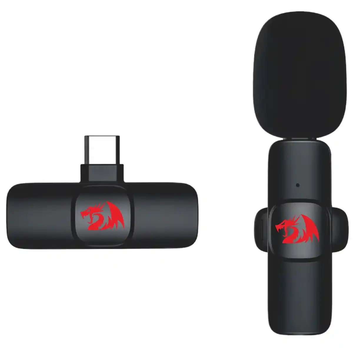 Image from Ofertas Terabyte!: ✨ Microfone de Lapela Redragon Athan GM93 ✨ Wireless, conexão USB Tipo...