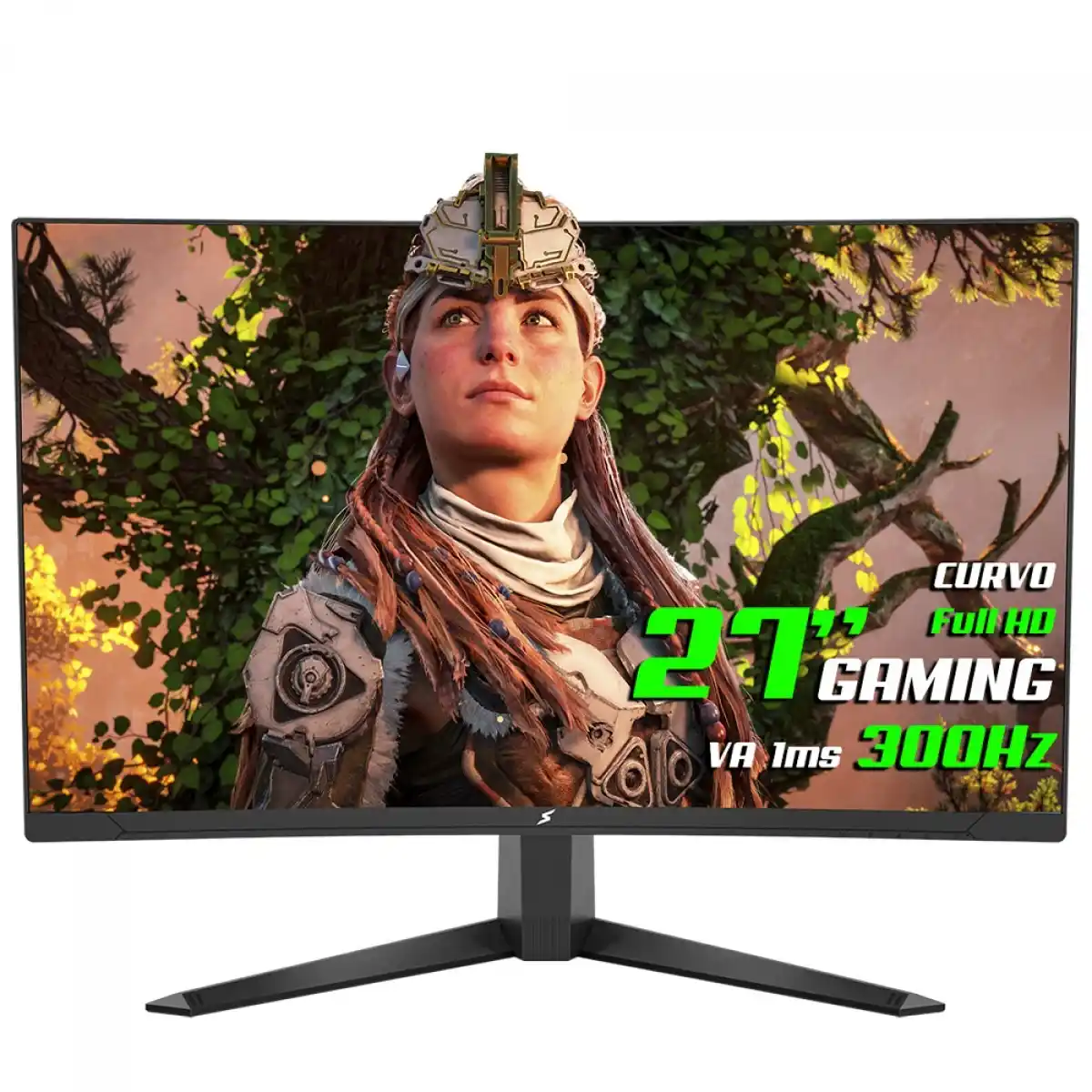 Image from Ofertas Terabyte!: ✨ Monitor Gamer SuperFrame UltraX 27" Full HD 300Hz ✨ Curvo, painel Fa...