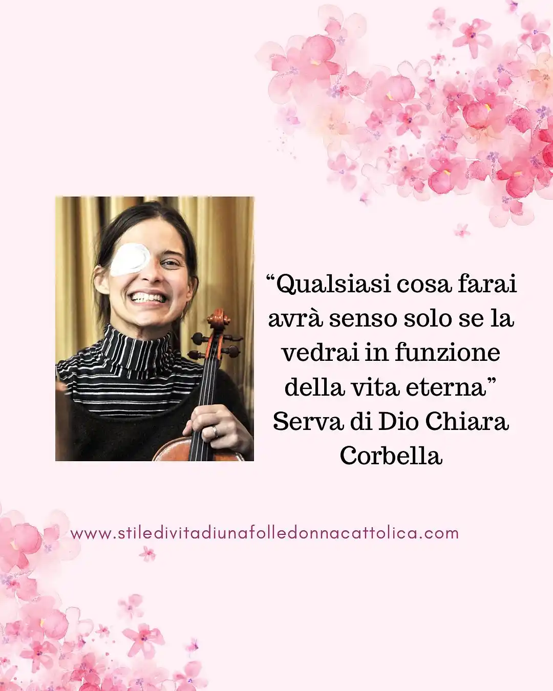 Stile di vita di una folle donna cattolica post