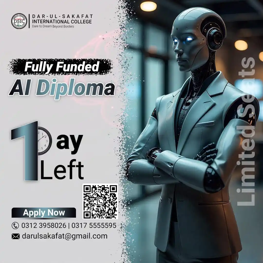 Image from GB Testing Service: 🚨 Only 1 Day Left! Your future in Artificial Intelligence starts now!...