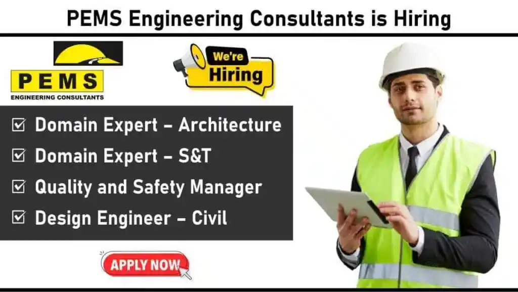Image from ✅Construction Jobs: 📢📢 *PEMS Engineering Consultants* | Apply Immediately    *Apply Link...