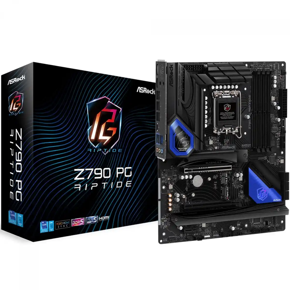 Image from Ofertas Terabyte!: ✨ Placa-Mãe ASRock Z790 PG Riptide ✨ Chipset Z790, soquete LGA 1700, s...