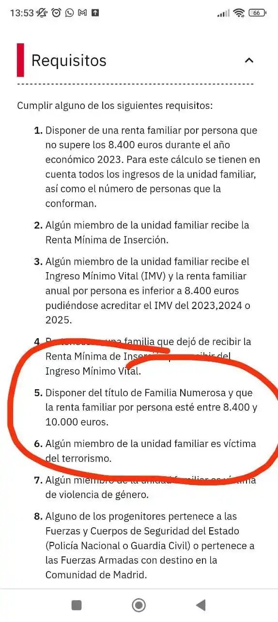 Asociación Familias Numerosas de Madrid post