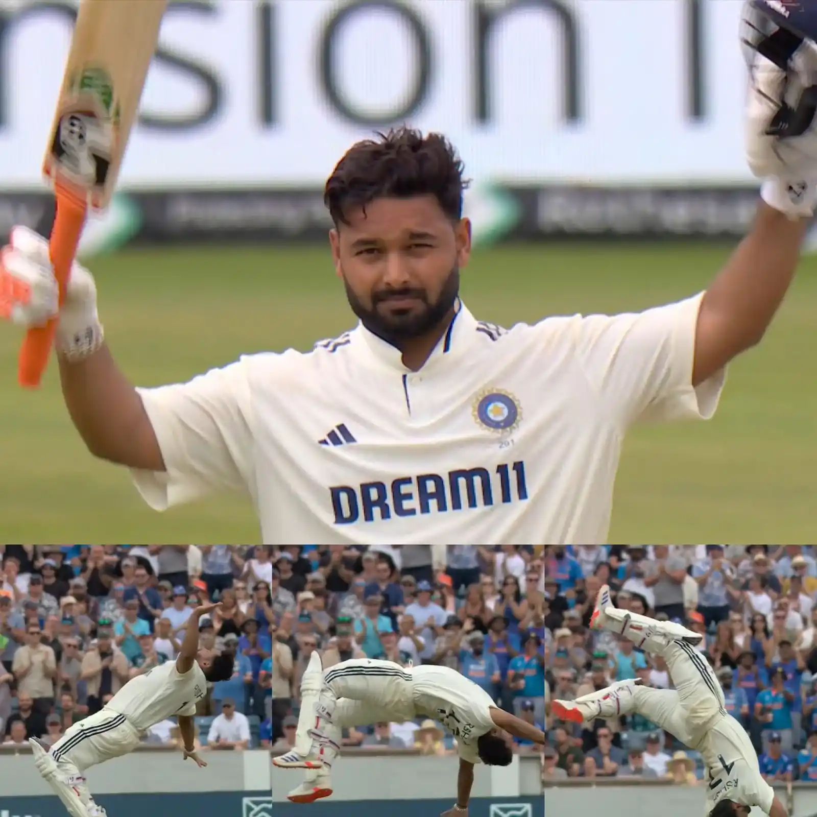Image from Star Sports India: *Rishabh-Panti* is officially in session — and Headingley felt it loud...