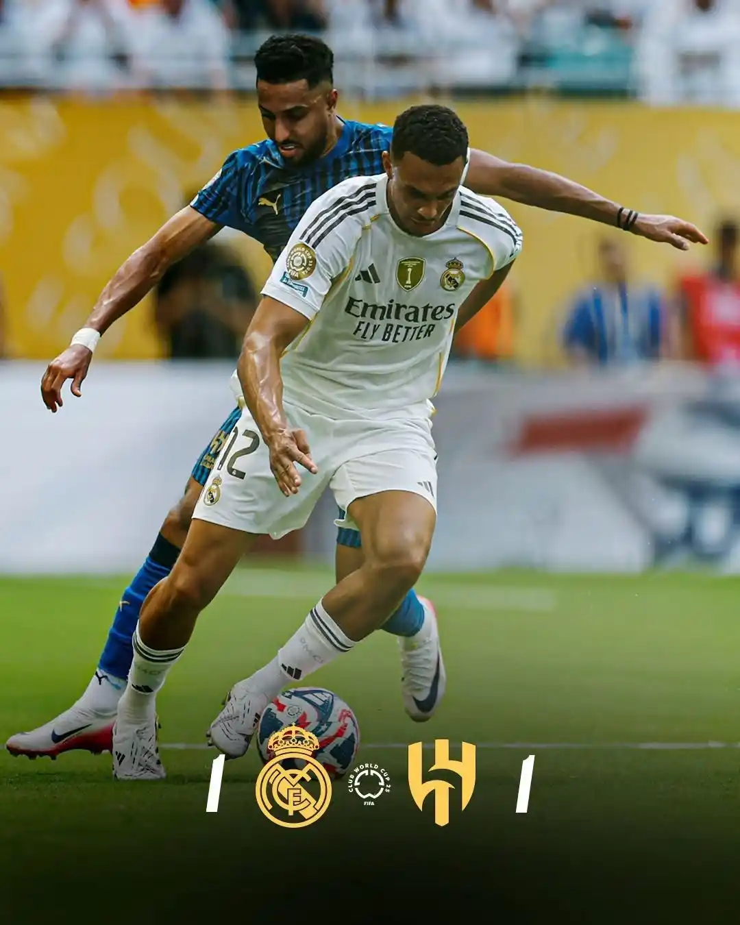 Image from Viva Real madrid: ريال مدريد يتعادل مع الهلال في أولى مبارياته في كأس العالم للأندية 1/1...