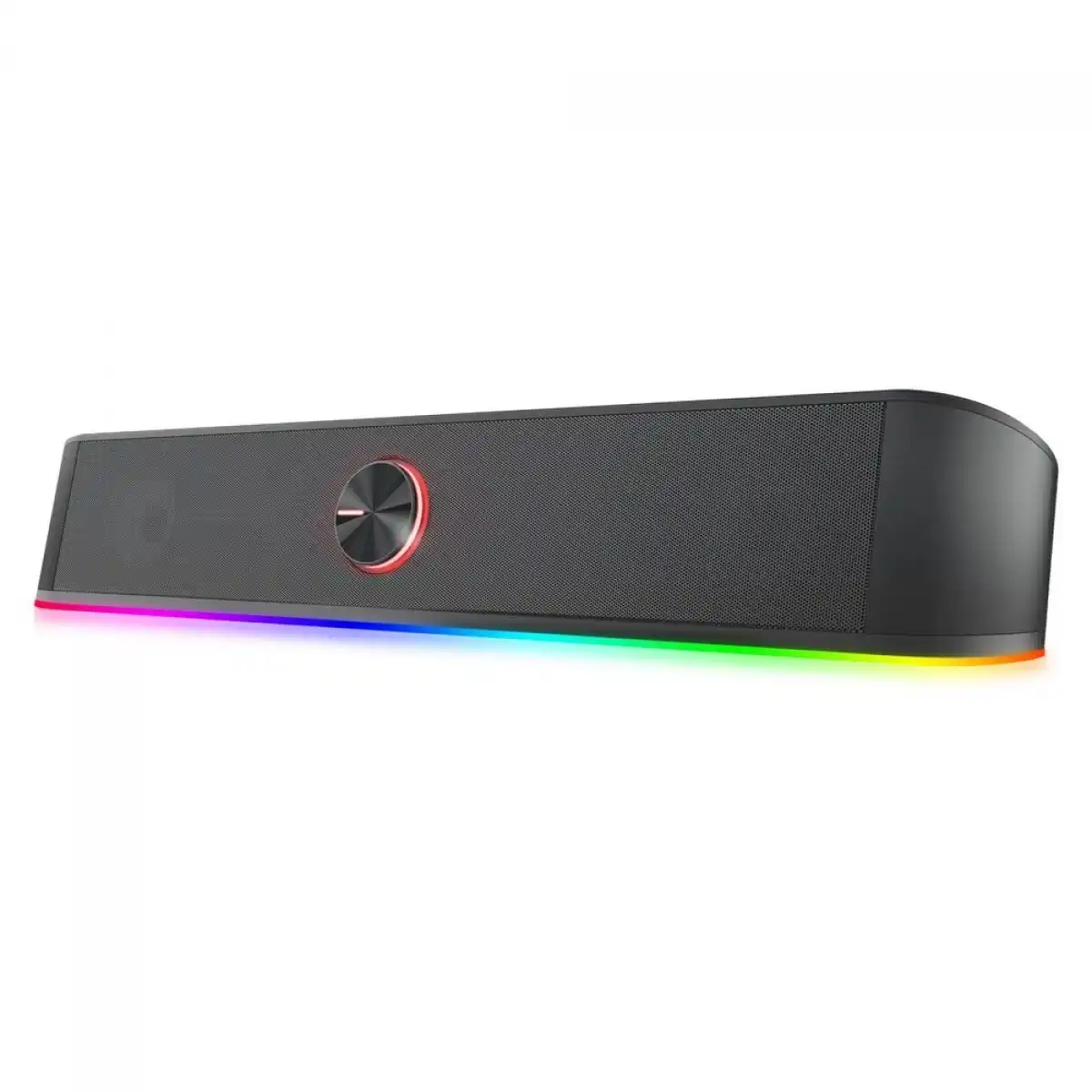 Image from Ofertas Terabyte!: ✨ Soundbar Gamer Redragon Adiemus GS560 ✨ RGB, estéreo 2.0, 2x3W, cone...