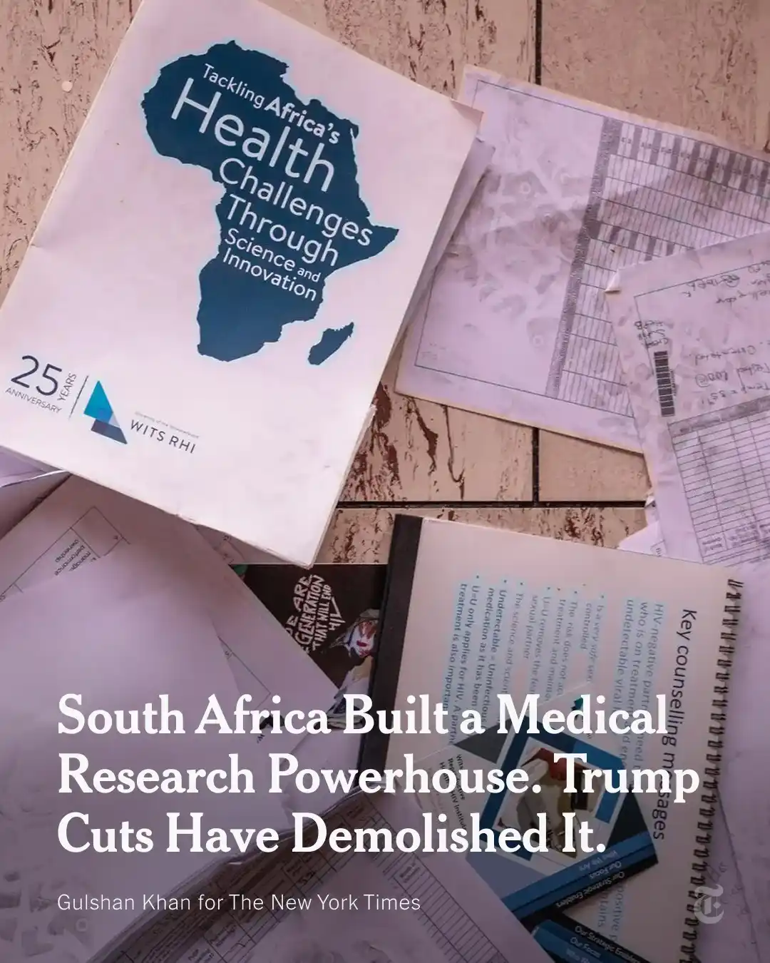 Image from The New York Times: South Africa has long been a medical research powerhouse, but orders f...
