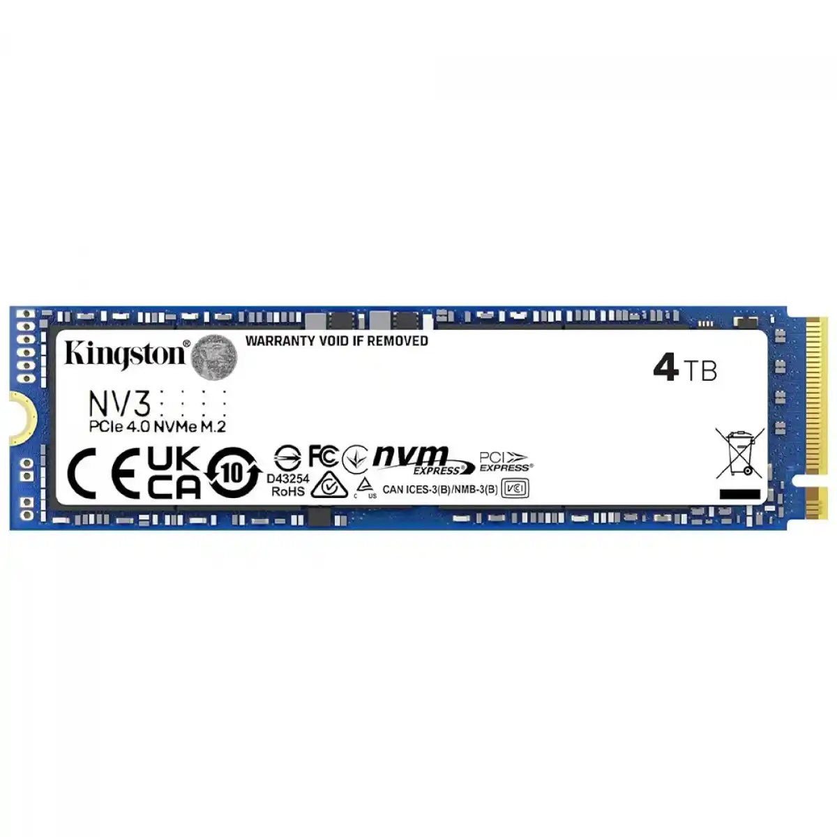 Image from Ofertas Terabyte!: ✨ SSD Kingston NV3 4TB M.2 PCIe 4.0 ✨ Grande capacidade com leitura at...