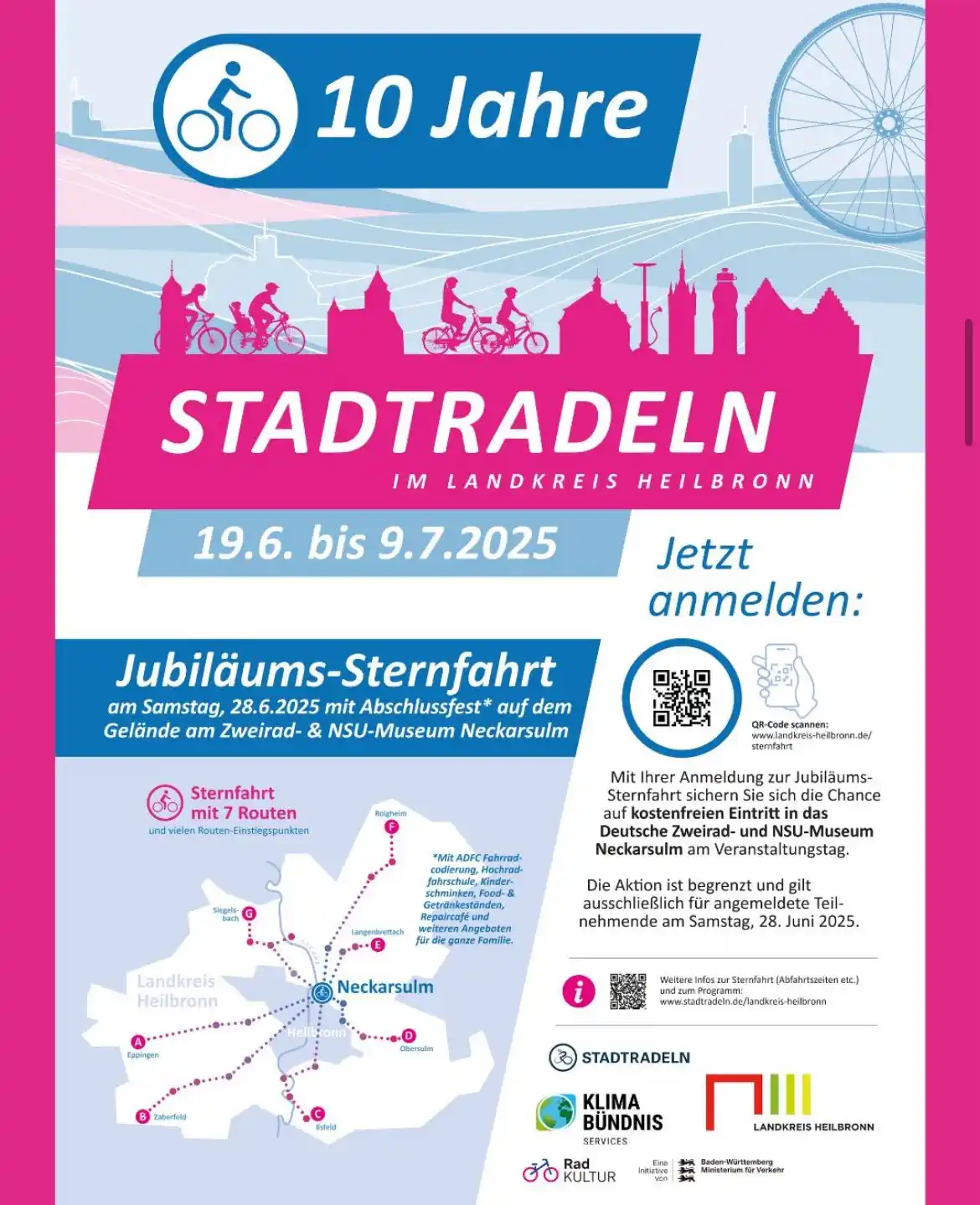 Image from TSV Weinsberg Abtl. Handball: 🚴♂️ STADTRADELN – wir sind am Start! 🌍 Mach mit und setz ein Zeich...