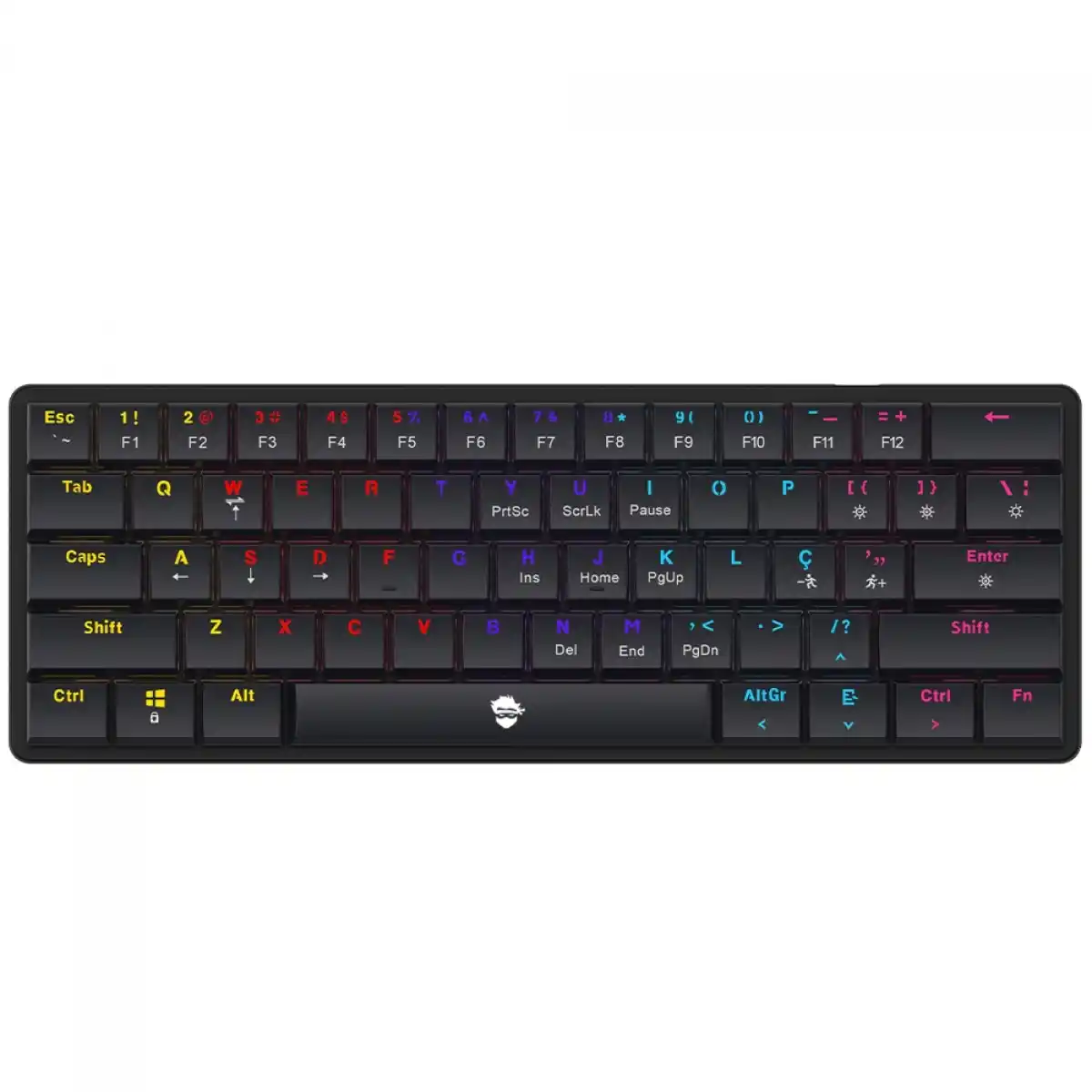 Image from Ofertas Terabyte!: ✨ Teclado Mecânico Gamer Ninja Black Thorne Low Profile ✨ Switch Red, ...