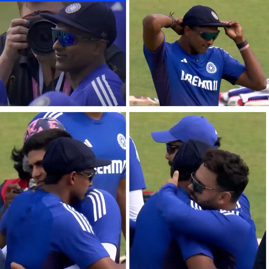 Image from Star Sports India: The Test cap suits you Sai! 🤩 Sai Sudharsan is set to make his Test ...