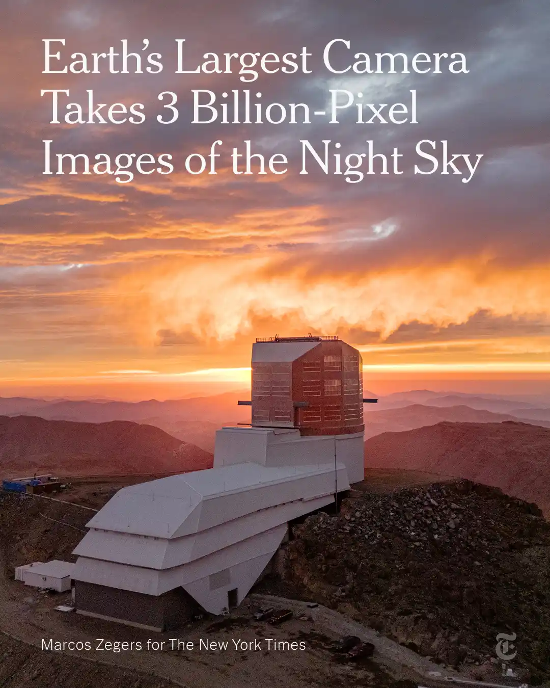 Image from The New York Times: The world’s largest digital camera — which will create an unparalleled...