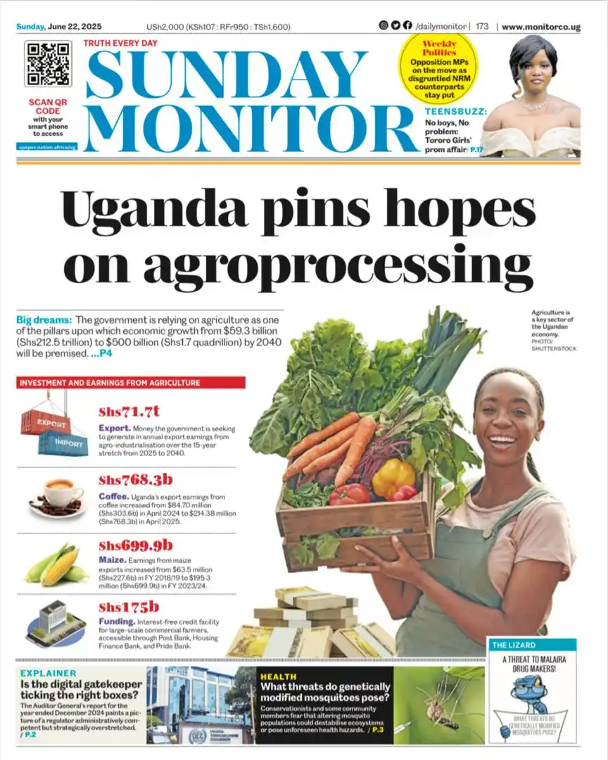 Image from Daily Monitor 🗞️📰: Uganda pins hopes on agroprocessing epaper.nation.africa/ug <a clas...