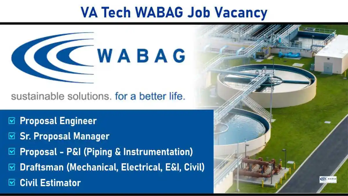 Image from ✅Construction Jobs: 📢📢 *VA Tech WABAG Job Vacancy 2025* | Apply Immediately   *Apply Lin...