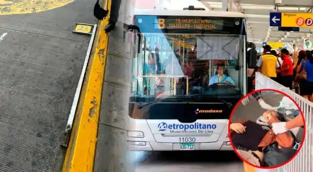 Image from El Popular: Adulta mayor queda en UCI tras ser golpeada por un poste en el Metropo...