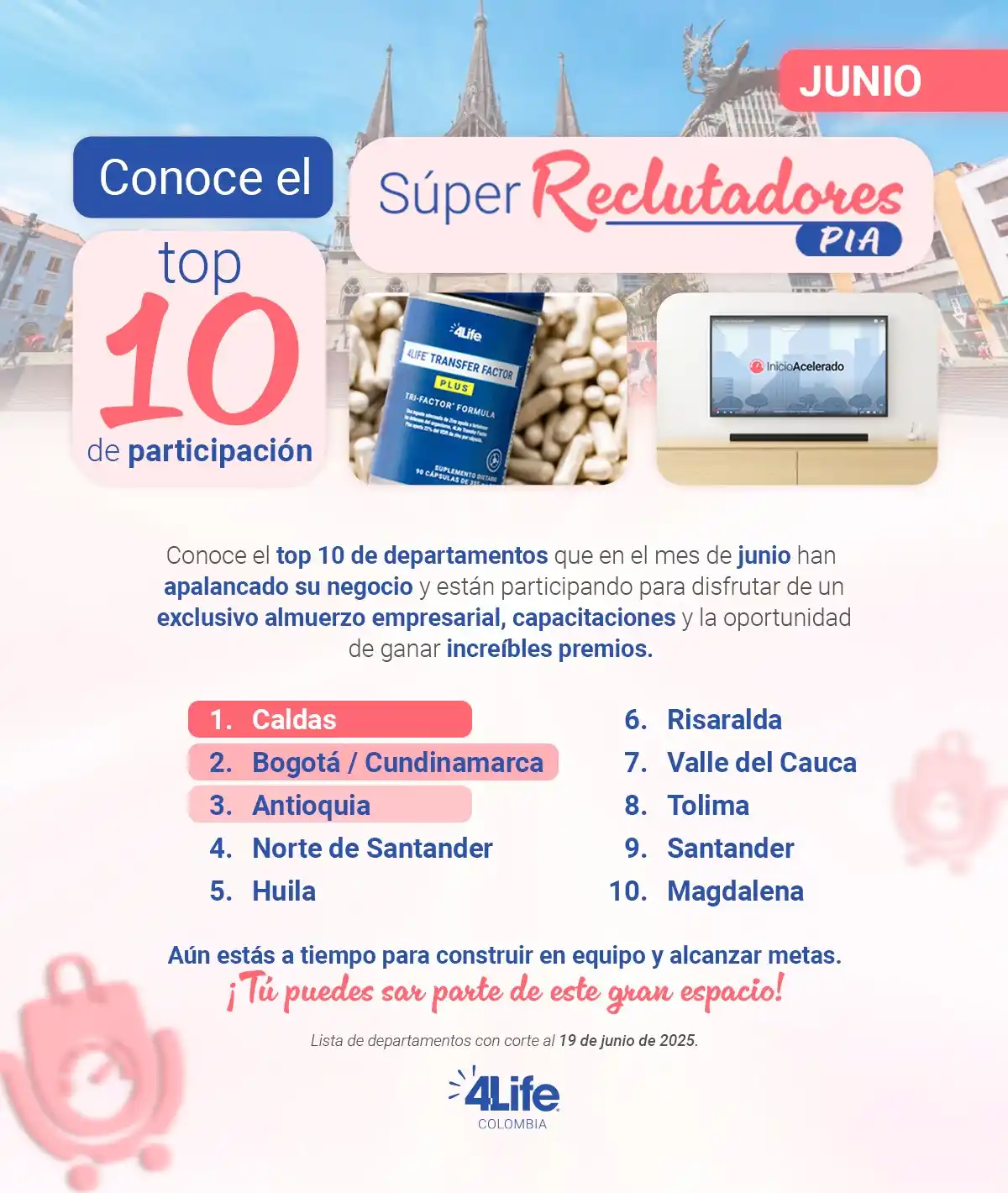 Image from Colombia al Día 🇨🇴: ¡Así va la carrera del incentivo *Súper Reclutadores!* 🥳 Estos son lo...