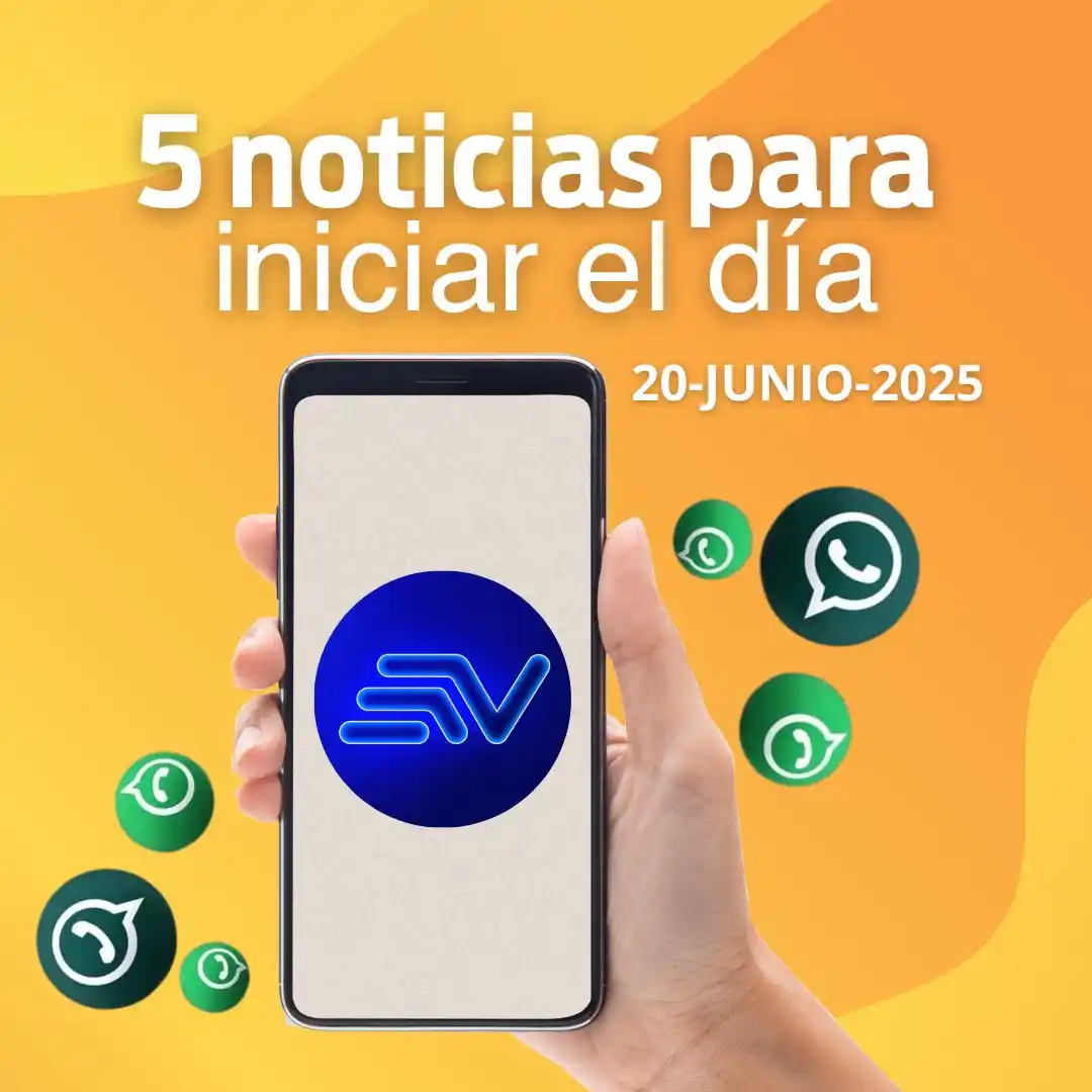 Image from Ecuavisa: ¡Buenos días, lectores!   Estas son las 5️⃣ noticias para empezar el d...