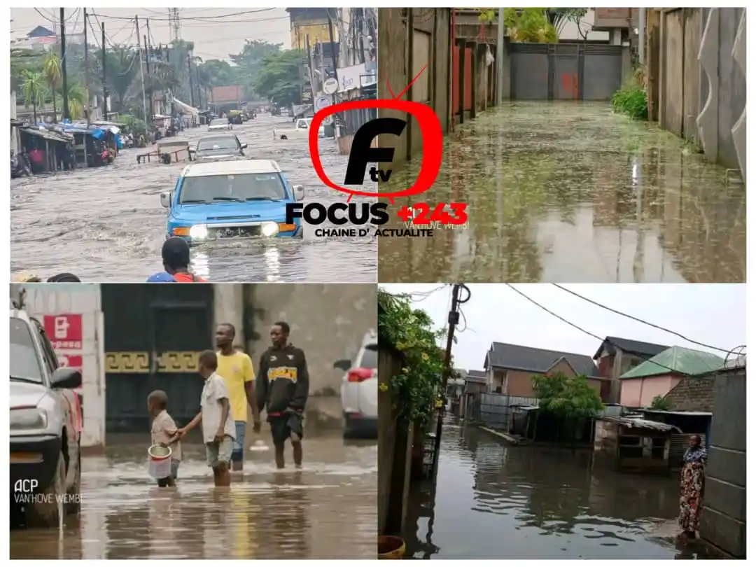 Image from 🚨𝐅𝐎𝐂𝐔𝐒 ±243 𝐓𝐄𝐋𝐄𝐕𝐈𝐒𝐈𝐎𝐍🚨: 🔴🇨🇩RDC-Kinshasa‼️Pluies du samedi 14 juin 2025 : bilan officiel pro...