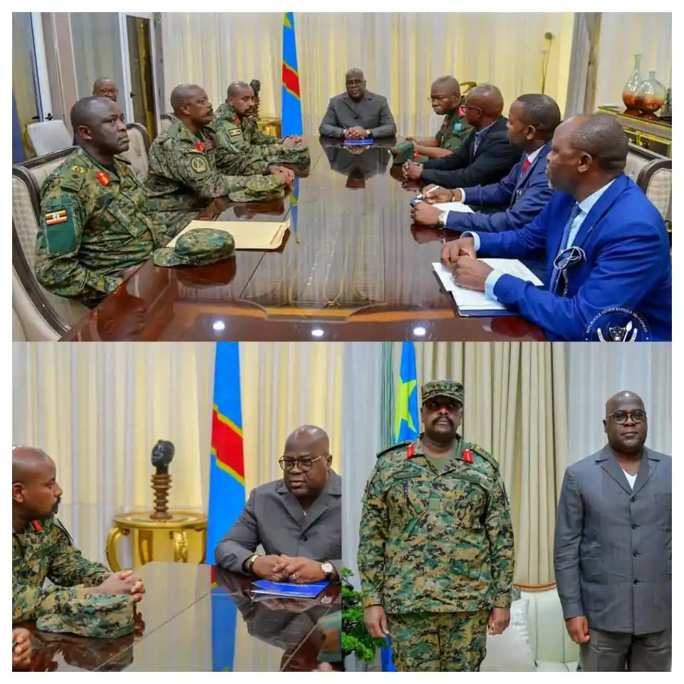 Image from 🚨𝐅𝐎𝐂𝐔𝐒 ±243 𝐓𝐄𝐋𝐄𝐕𝐈𝐒𝐈𝐎𝐍🚨: Ce samedi à la Cité de l’Union africaine, le Président de la Républiqu...