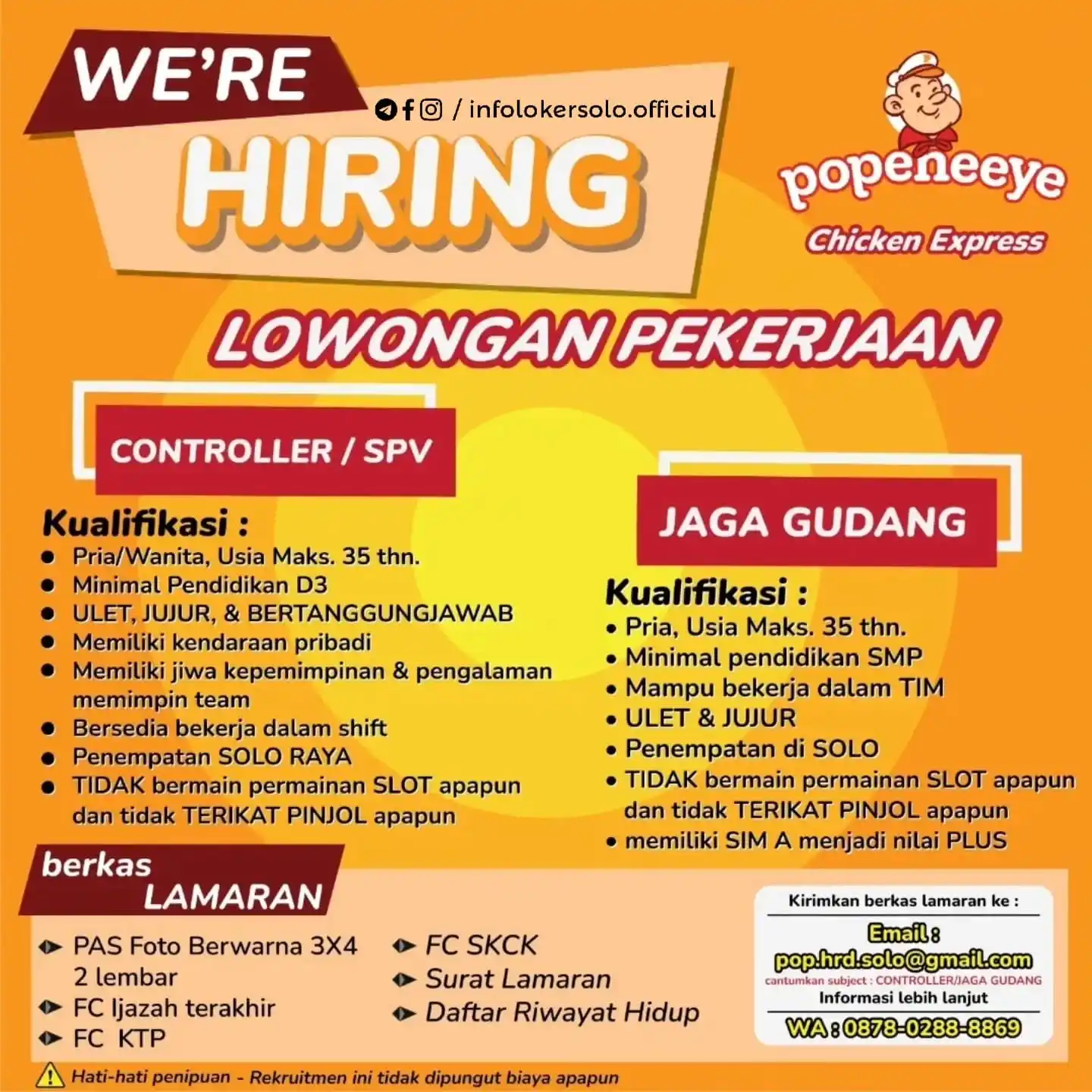 Info Loker Solo Raya (Official) post