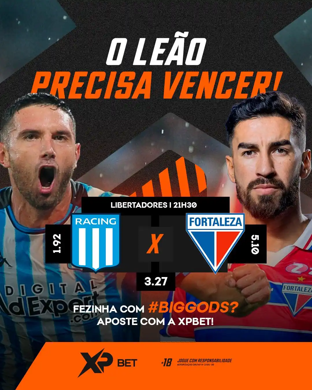 Image from XPBET: É vencer ou voltar pra casa. O Fortaleza encara o Racing fora de casa ...