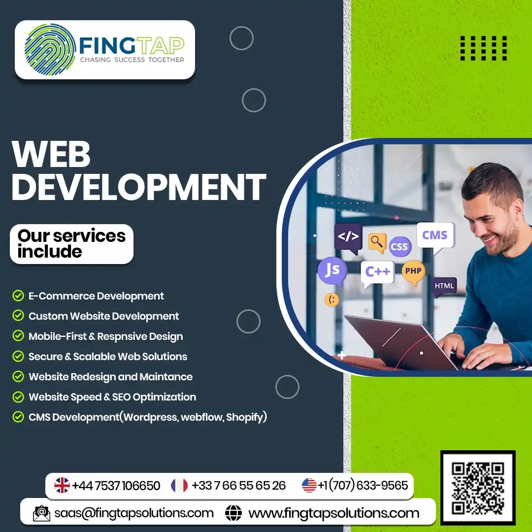 Image from FingTap 🇪🇺 Channel: 🚀 FINGTAP WEB DEVELOPMENT: BUILDING DIGITAL EXPERIENCES THAT CONVERT!...
