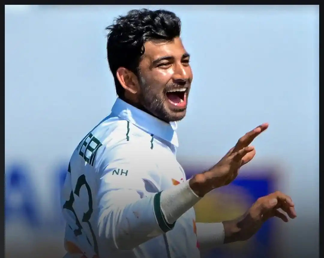 Image from Areeb Cricket World Official: Fourth five-wicket haul for Nayeem Hasan! He picks up 5/121 vs Sri Lan...